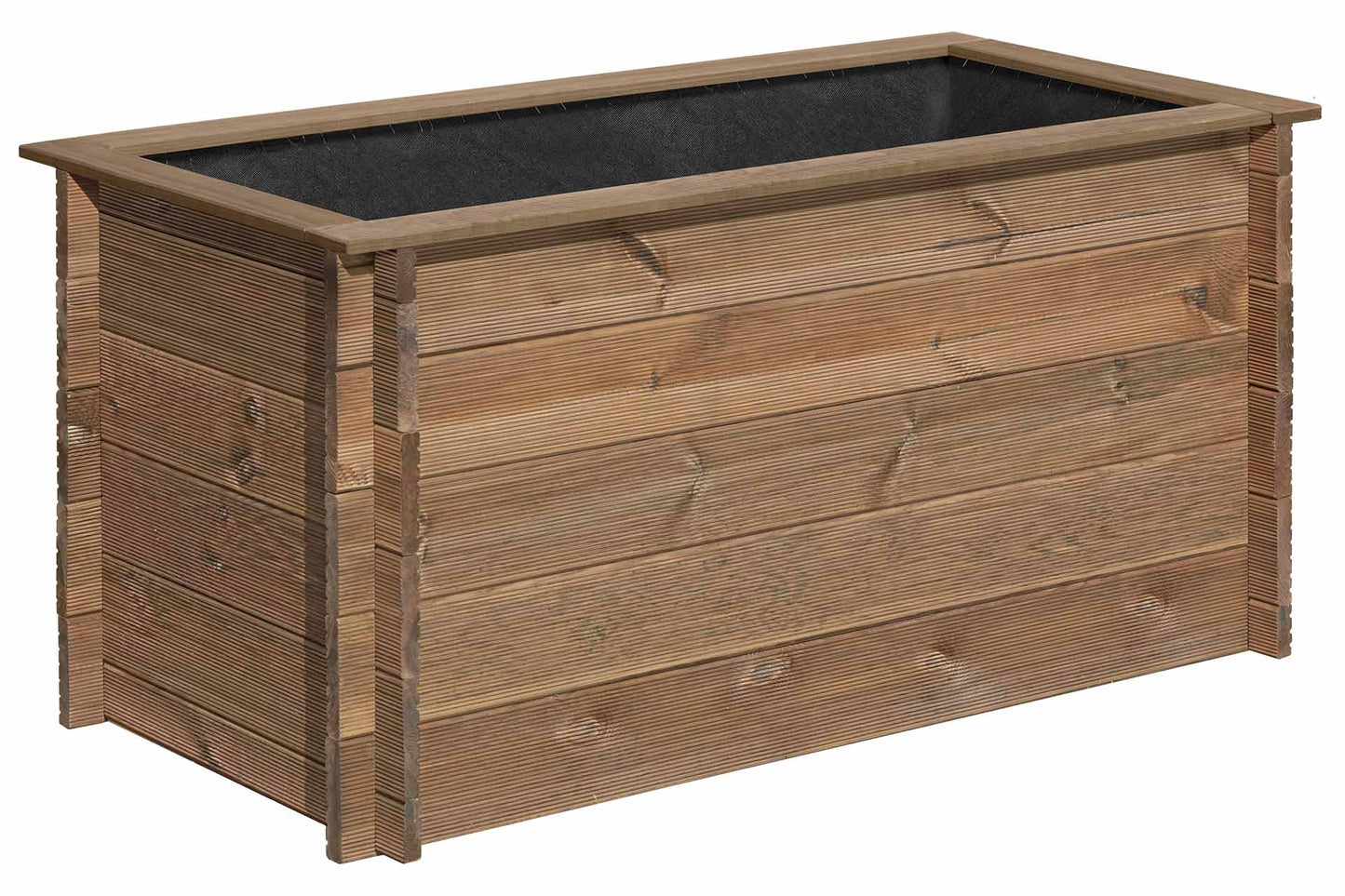 TERRA Hochbeet aus Holz 150 x 75 x 75 cm