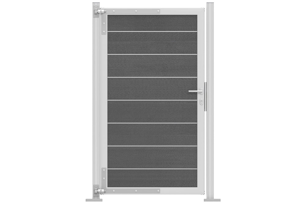 WPC-Steckzaun System EASY-FENCE (Gartentor)