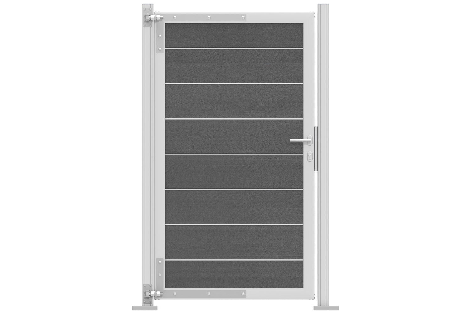 WPC-Steckzaun System EASY-FENCE (Gartentor)