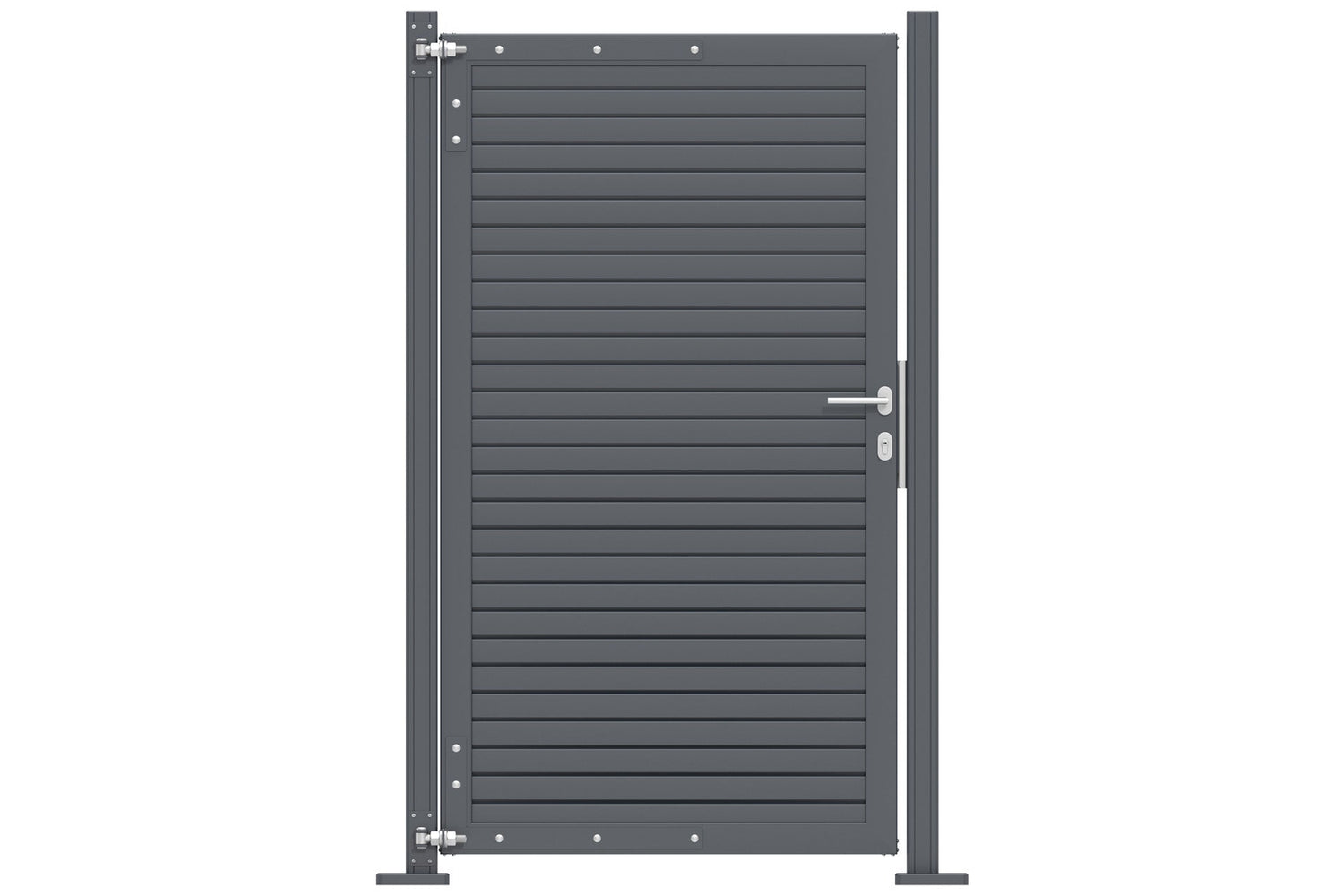 Aluminium-Rhombuszäune EASY-ROM (Gartentor)