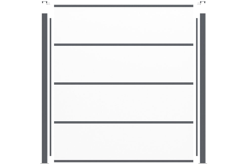 Design-Sichtschutzzäune aus ACP (EASY-BOARDS)