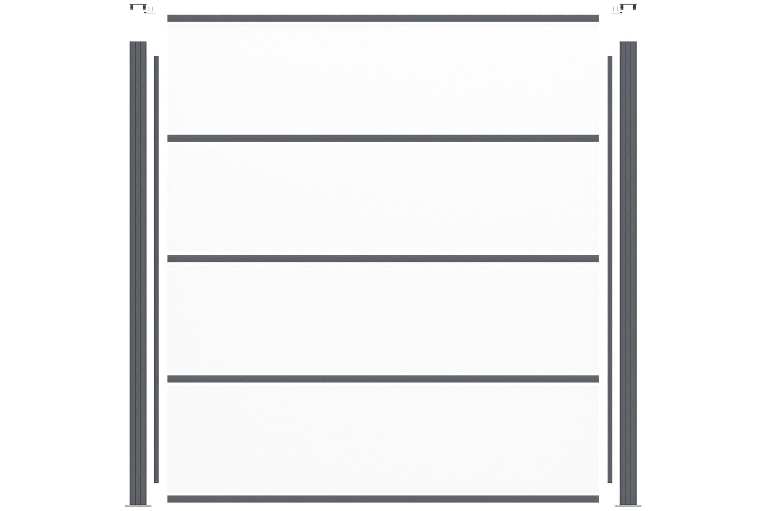 Design-Sichtschutzzäune aus ACP (EASY-BOARDS)
