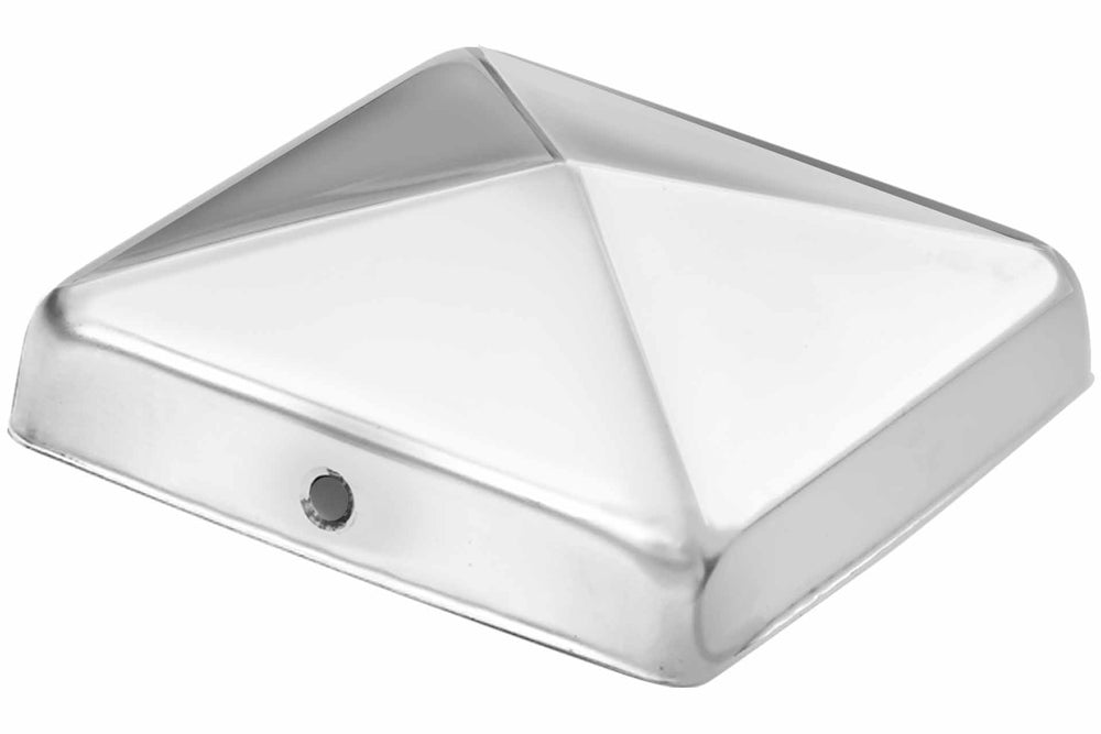 Pfostenkappe Pyramide 9x9cm aus V2A Edelstahl