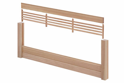 GARDO XL Steckzaun Rankelement (Lärche) 180x23cm