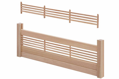GARDO XL Steckzaun Rankelement (Lärche) 180x23cm