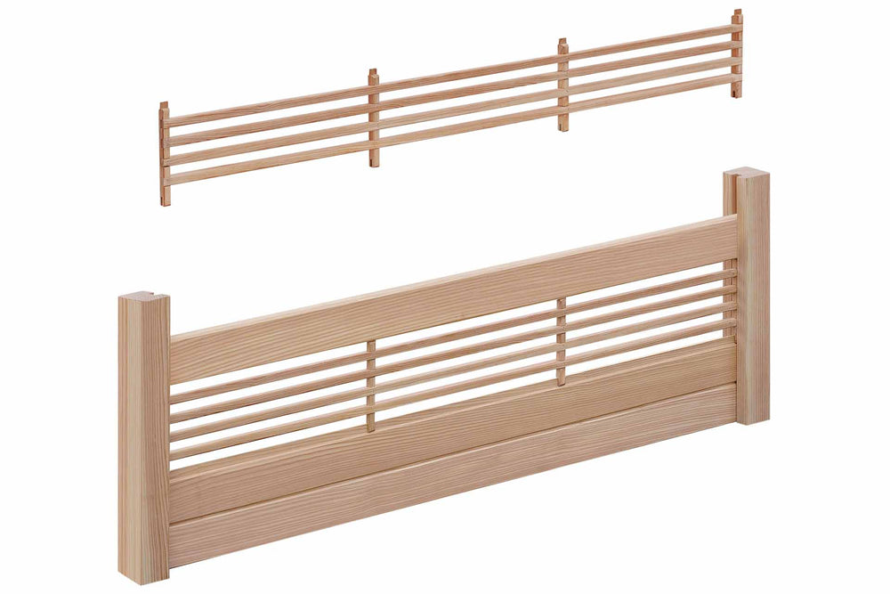 GARDO XL Steckzaun Rankelement (Lärche) 180x23cm