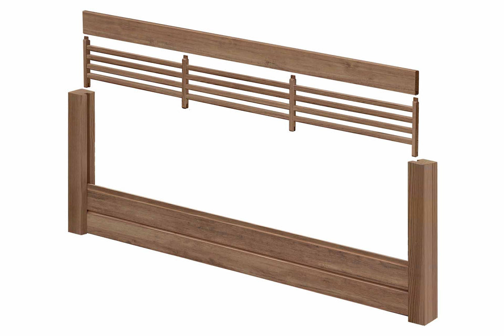 GARDO XL Steckzaun Rankelement (braun) 180x23cm