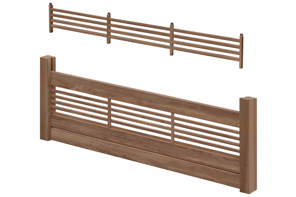 GARDO XL Steckzaun Rankelement (braun) 180x23cm