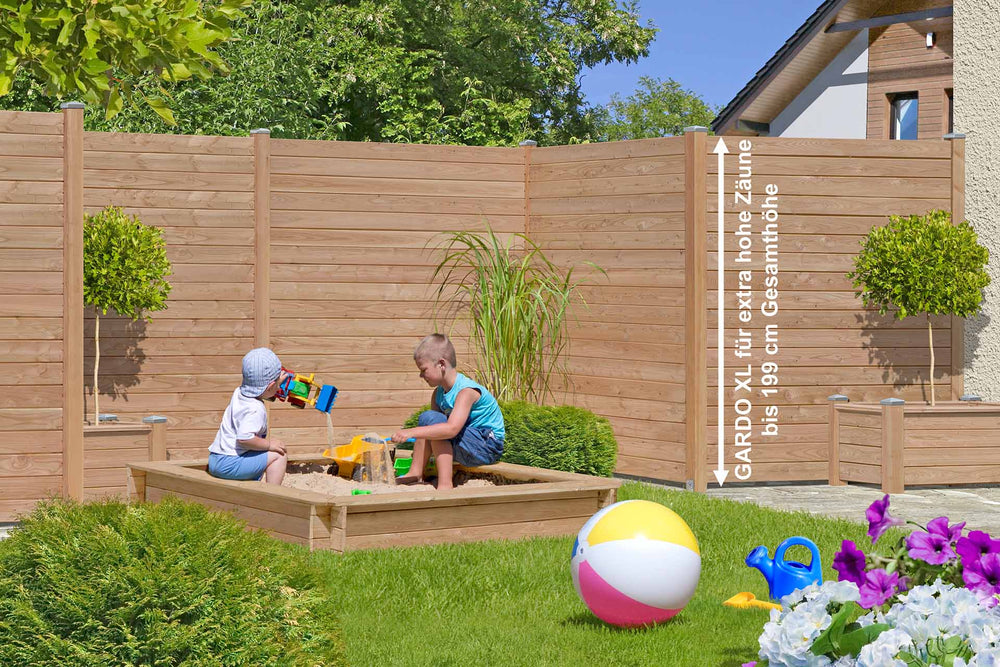 GARDO XL Steckzaun (Lärche) 90x194cm