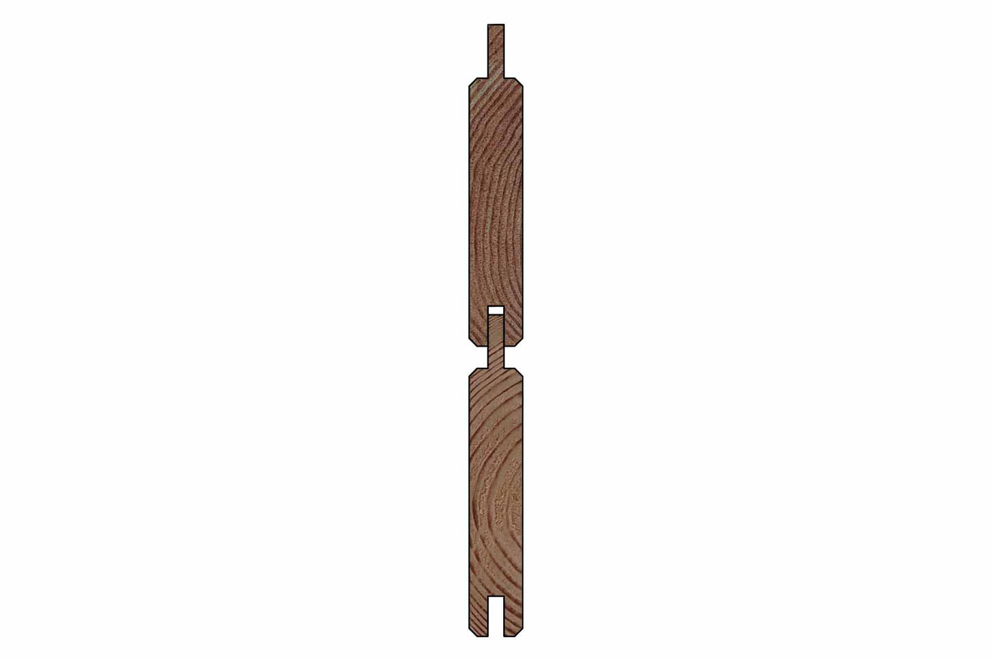 GARDO XL Steckzaun (braun) 180x194cm