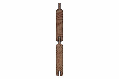 GARDO XL Steckzaun (braun) 180x194cm