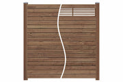 GARDO XL Steckzaun Rankelement (braun) 180x23cm