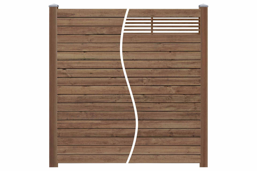 GARDO XL Steckzaun Rankelement (braun) 180x23cm
