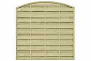 CLASSIC Dichtzaun mit Rundbogen (grün) 180x180/160cm