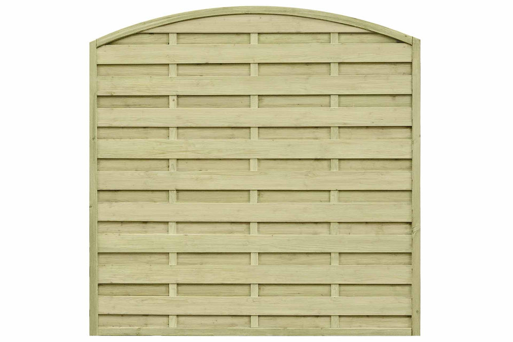 CLASSIC Dichtzaun mit Rundbogen (grün) 180x180/160cm