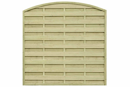 CLASSIC Dichtzaun mit Rundbogen (grün) 180x180/160cm