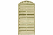 CLASSIC Dichtzaun mit Rundbogen (grün) 90x180/160cm