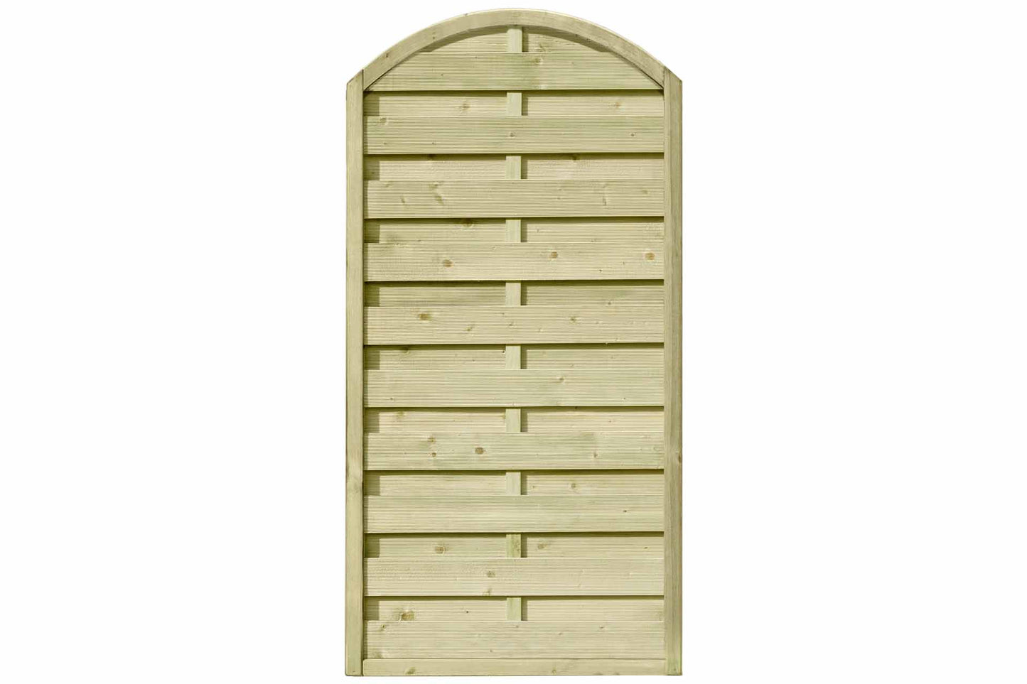 CLASSIC Dichtzaun mit Rundbogen (grün) 90x180/160cm