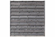 CLASSIC Dichtzaun gerade (grau) 180x180cm