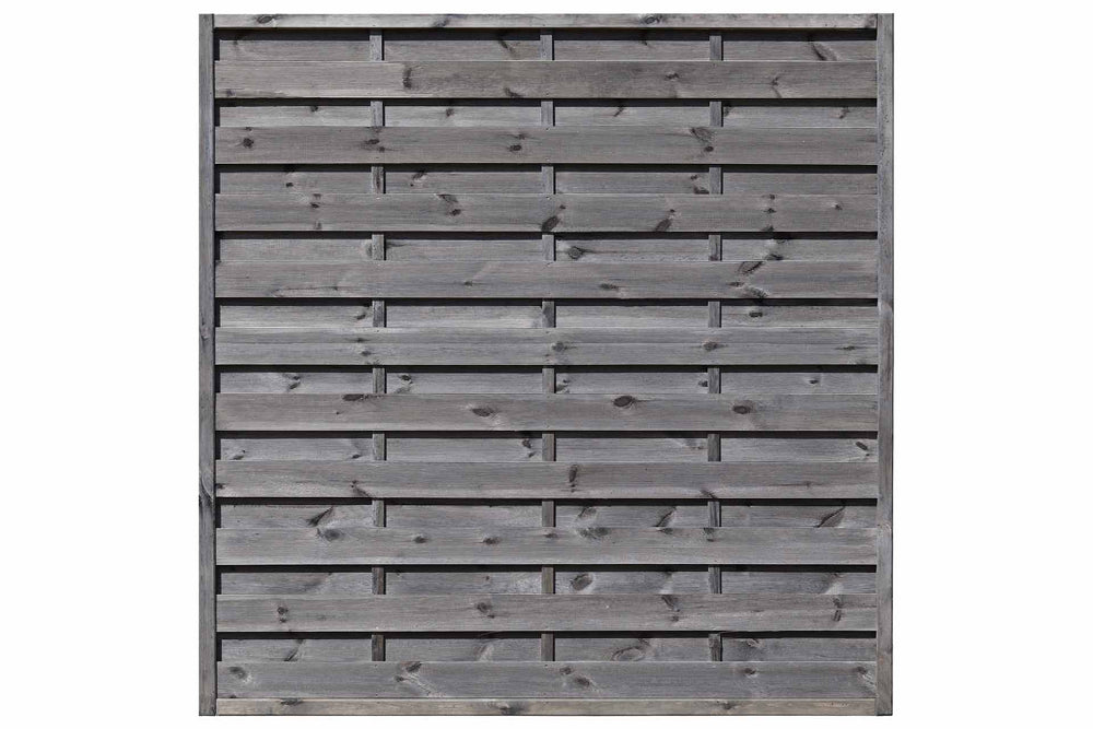 CLASSIC Dichtzaun gerade (grau) 180x180cm