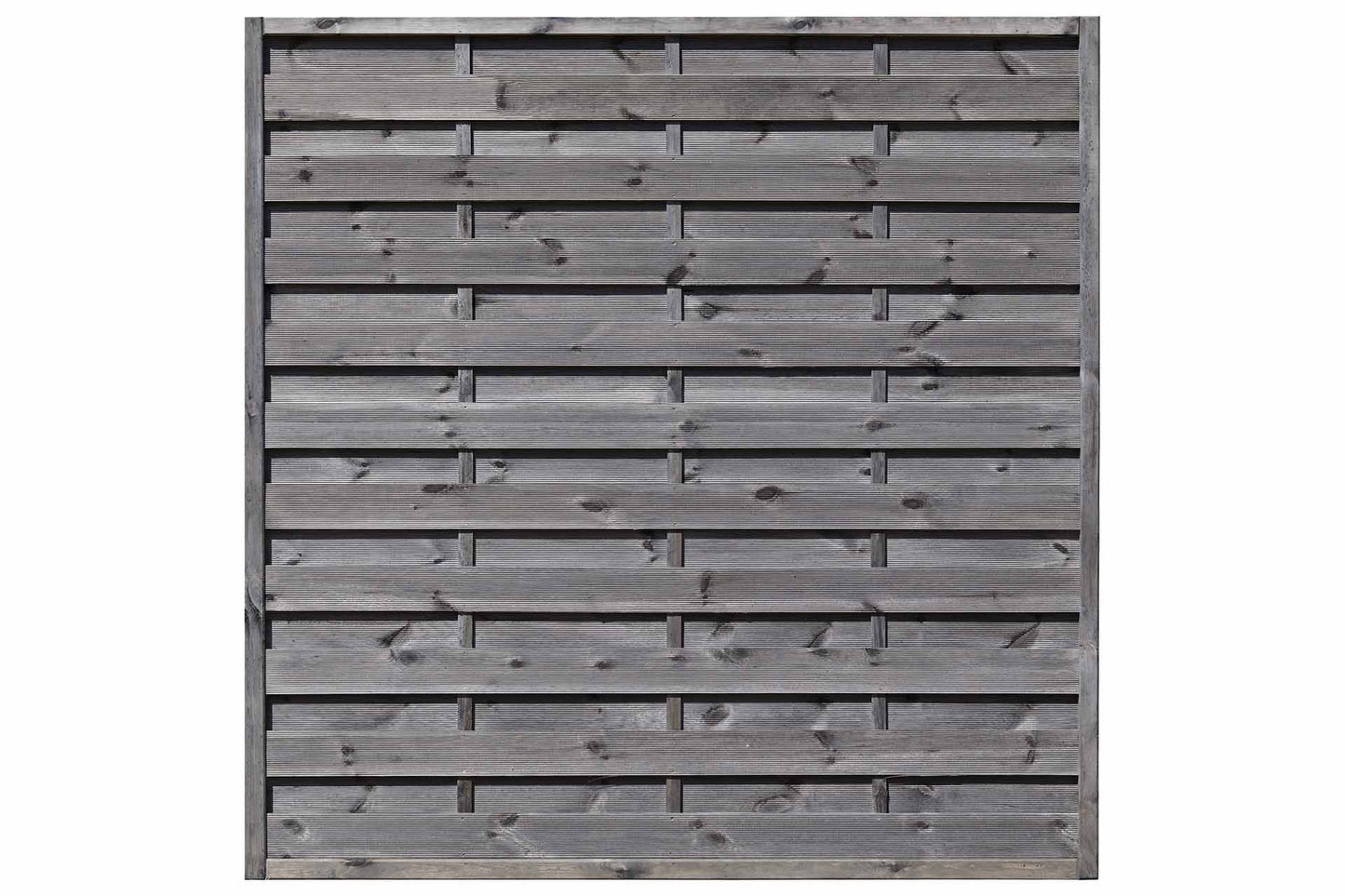 CLASSIC Dichtzaun gerade (grau) 180x180cm