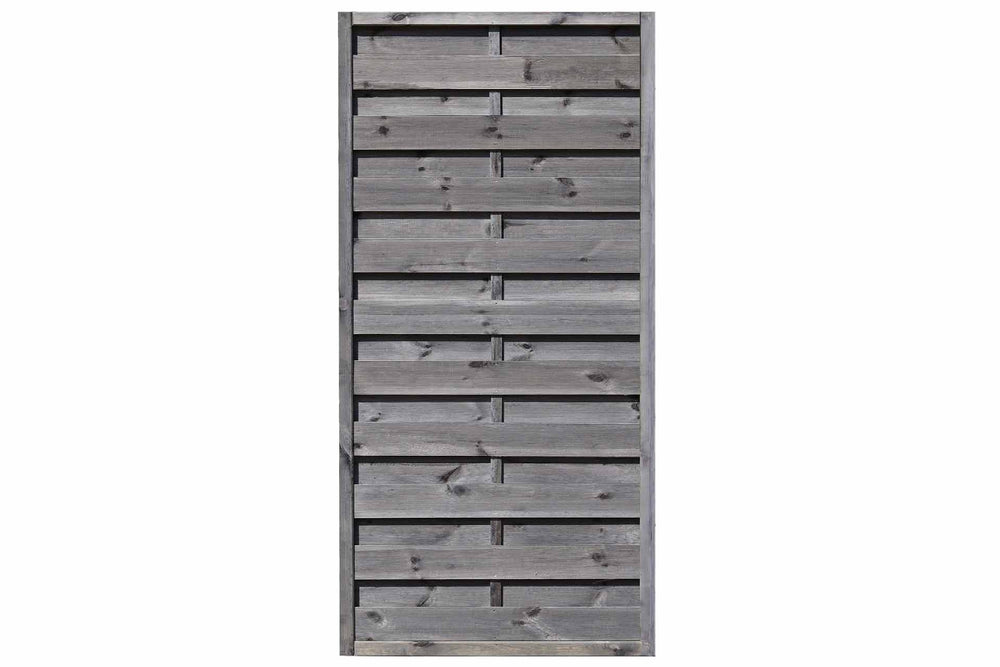 CLASSIC Dichtzaun gerade (grau) 90x180cm