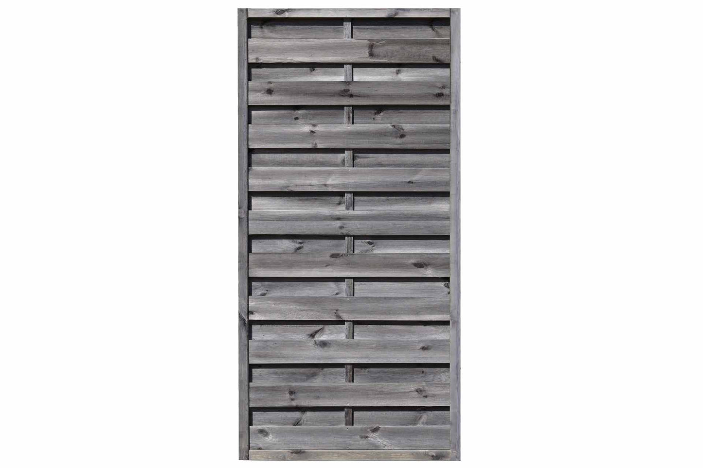 CLASSIC Dichtzaun gerade (grau) 90x180cm