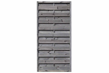 CLASSIC Dichtzaun gerade (grau) 90x180cm