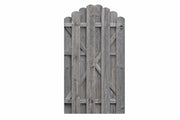BOLEO Gartentor mit Rundbogen (grau) 100x180/160cm