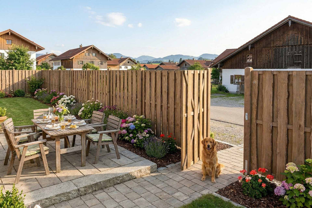 NATURA Gartentor (braun) 100x180cm
