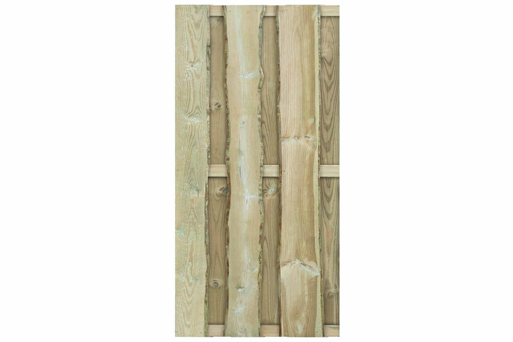 NATURA Bohlenzaun (grün) 90x180cm