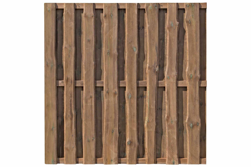 NATURA Bohlenzaun (braun) 180x180cm