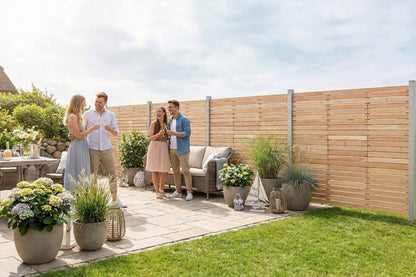 VALENTINA Designzaun (Lärche) 120x180cm