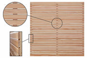 RHOMBUS Rhombuszaun DIY (Lärche) 180x180cm