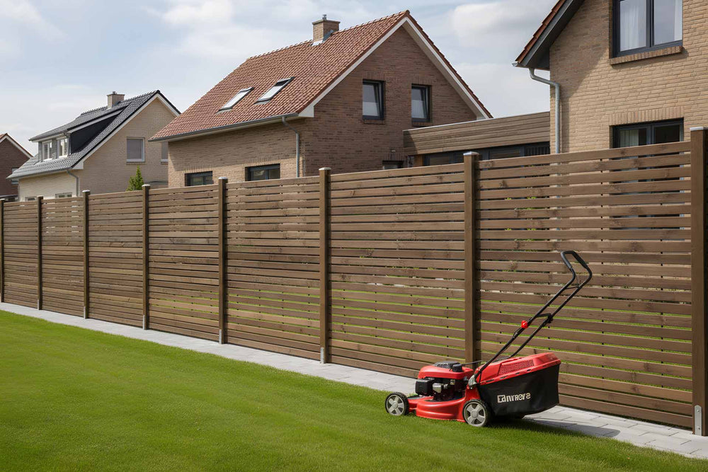 RHOMBUS SELECT Rhombuszaun Stecksystem (braun) 180x180cm