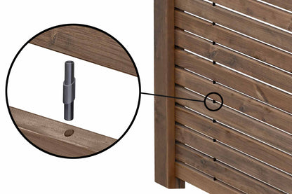 RHOMBUS SELECT Rhombuszaun Stecksystem (braun) 90x180cm