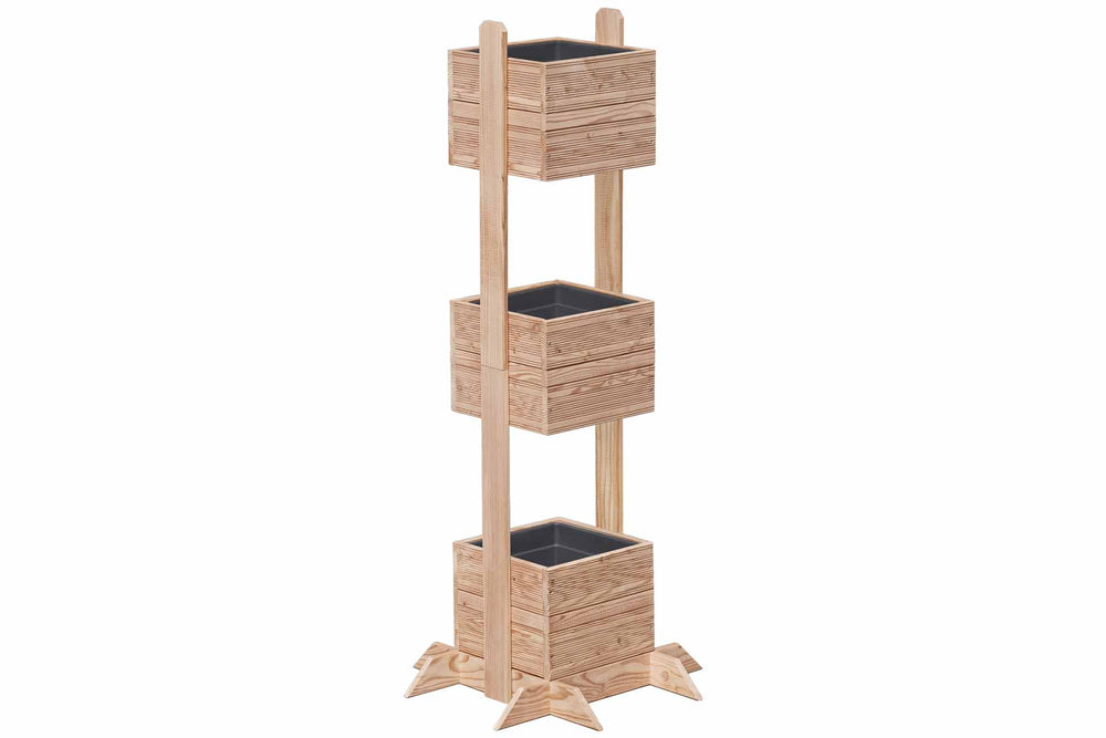 BALKO Kräuterturm aus Lärche 70 x 70 x 180 cm