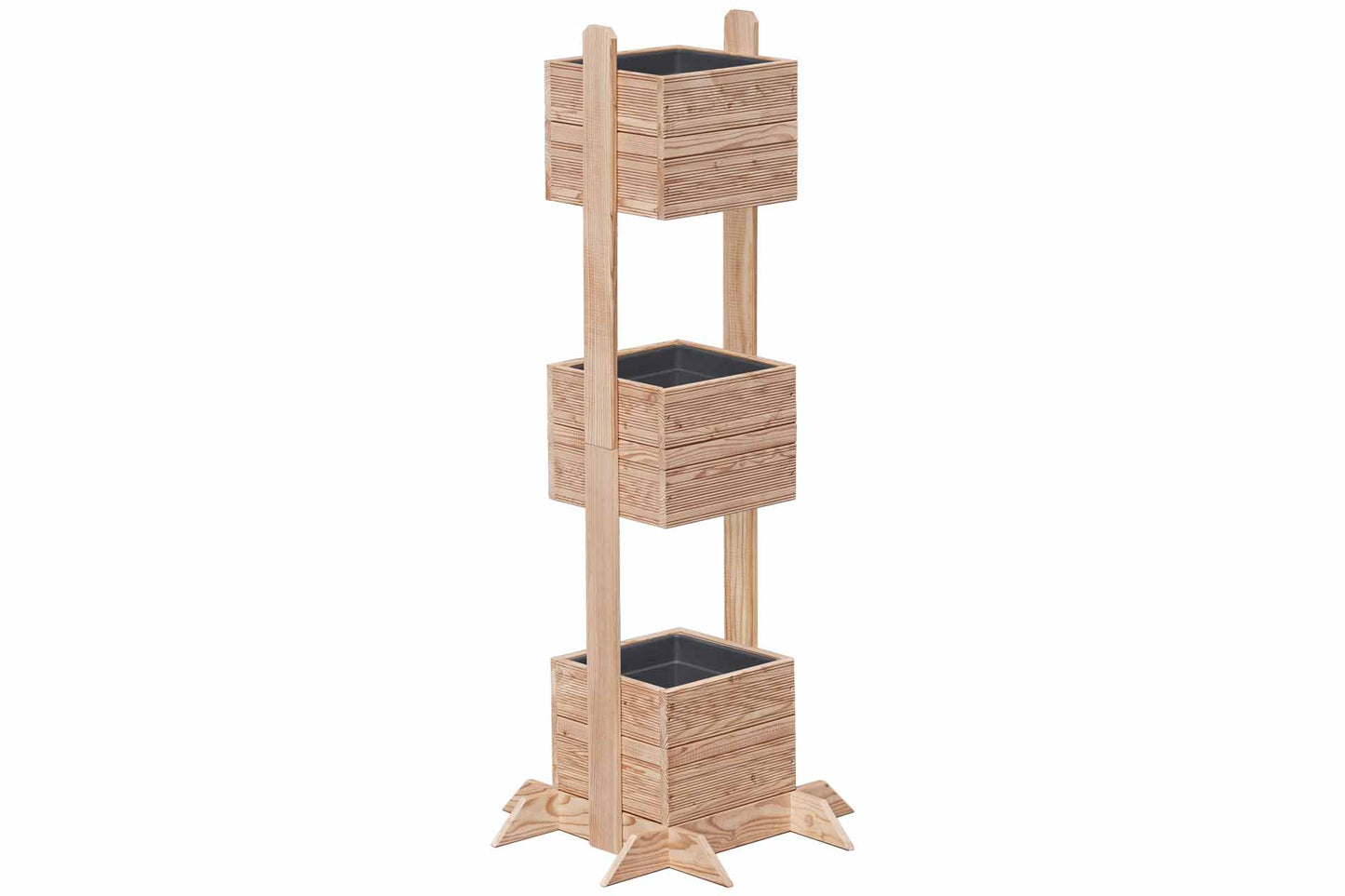 BALKO Kräuterturm aus Lärche 70 x 70 x 180 cm
