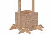 BALKO Kräuterturm aus Lärche 70 x 70 x 180 cm