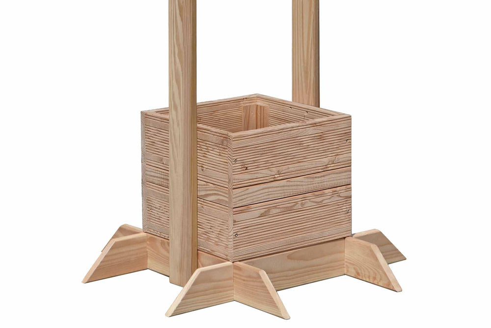 BALKO Kräuterturm aus Lärche 70 x 70 x 180 cm