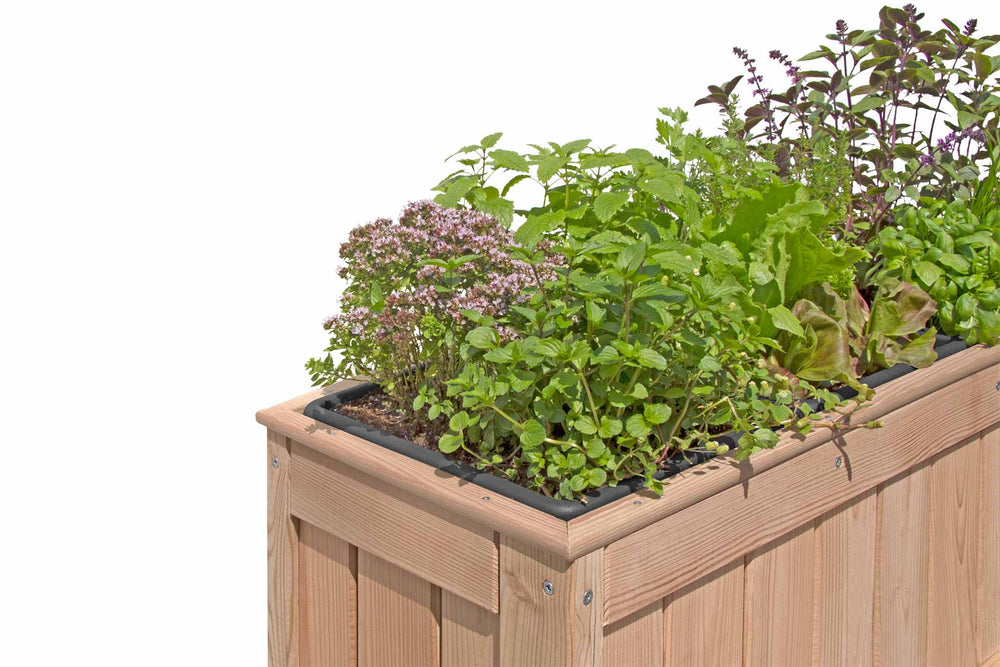 REMO Balkonhochbeet aus Lärche 100 x 37 x 80 cm