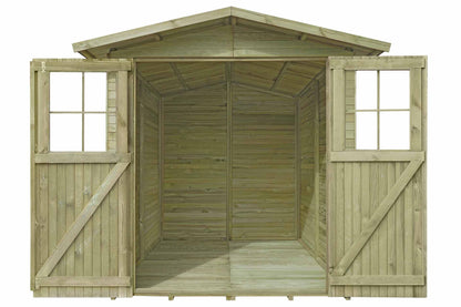 Gerätehaus Berlin 2 (zweiflügelig) 180x180x210cm