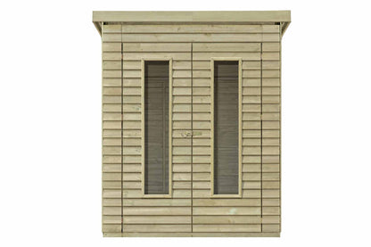Gerätehaus Augsburg 1 (zweiflügelig) 180x216x230cm