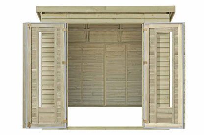 Gerätehaus Augsburg 2 (zweiflügelig) 236x216x230cm