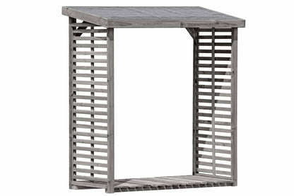 Kaminholzregal FLAMMO L, grau 2,3 m³