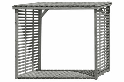 Kaminholzregal FLAMMO XL, grau 4,1 m³