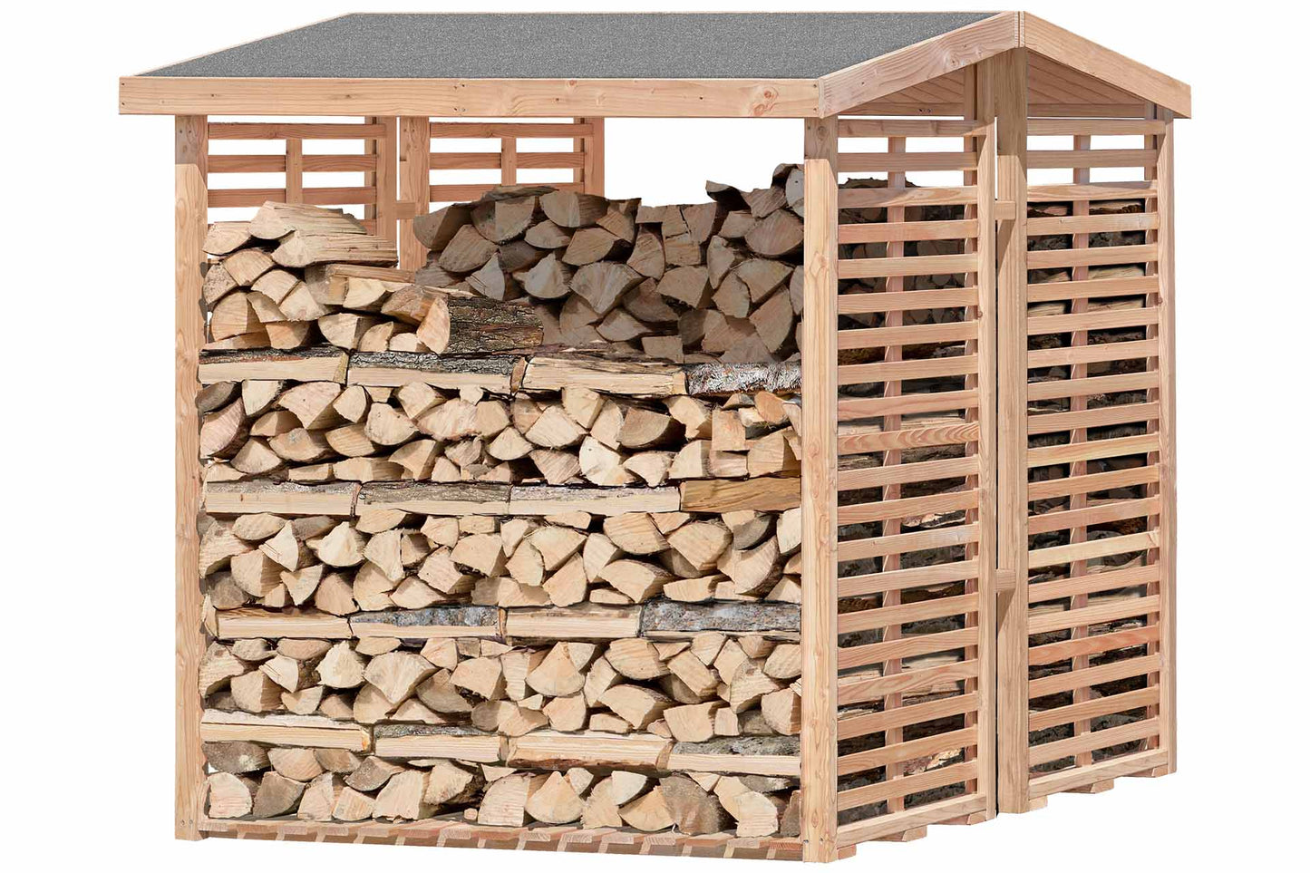 Kaminholzregal KAMO L, Lärche 2,3 m³