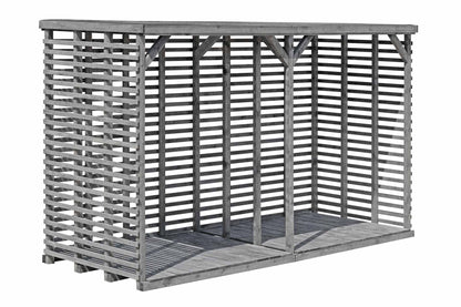 Kaminholzregal GIGA, grau 7,5 m³