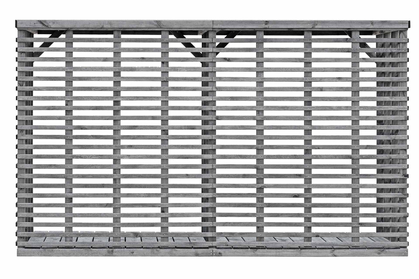 Kaminholzregal GIGA, grau 7,5 m³