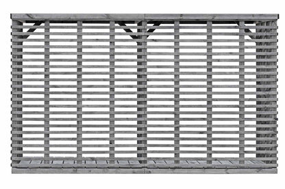 Kaminholzregal GIGA, grau 7,5 m³